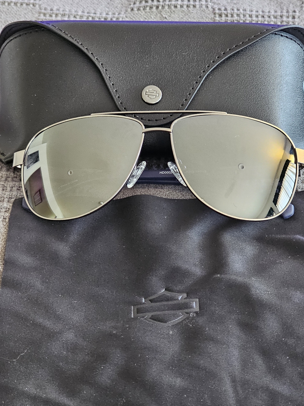 Men's Harley-Davidson Aviator Sunglasses.